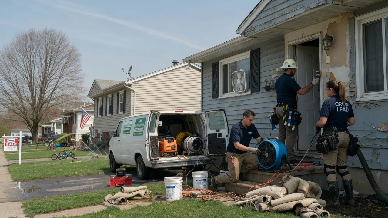 Flood Cleanup in Vanderbilt, PA near me